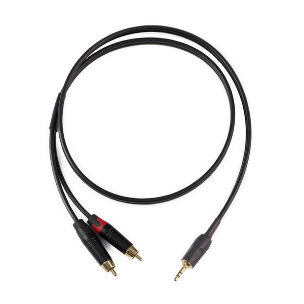 Кабель miniJack-2RCA Onetech PRO 1.0 m (RT)