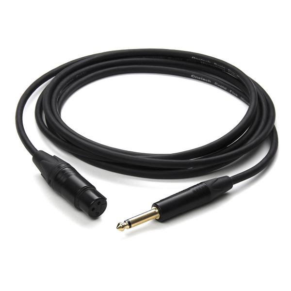 Кабель микрофонный Onetech PRO Five (XLR-Jack 6.3) 1 m