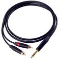 Кабель межблочный Jack-2RCA Onetech PRO 1 m (RT)