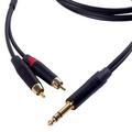 Кабель межблочный Jack-2RCA Onetech PRO 1 m