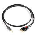 Кабель-разветвитель miniJack-2RCA Onetech PRO 0.5 m